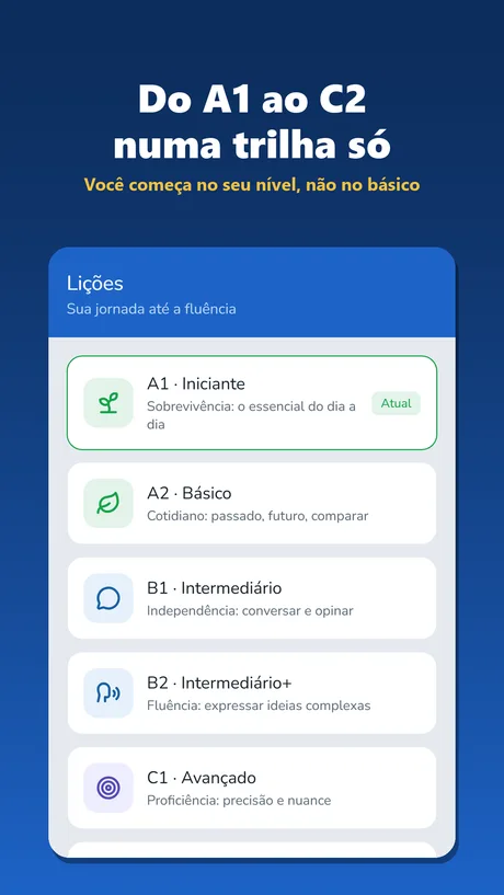 Tela 2 do app Vonai